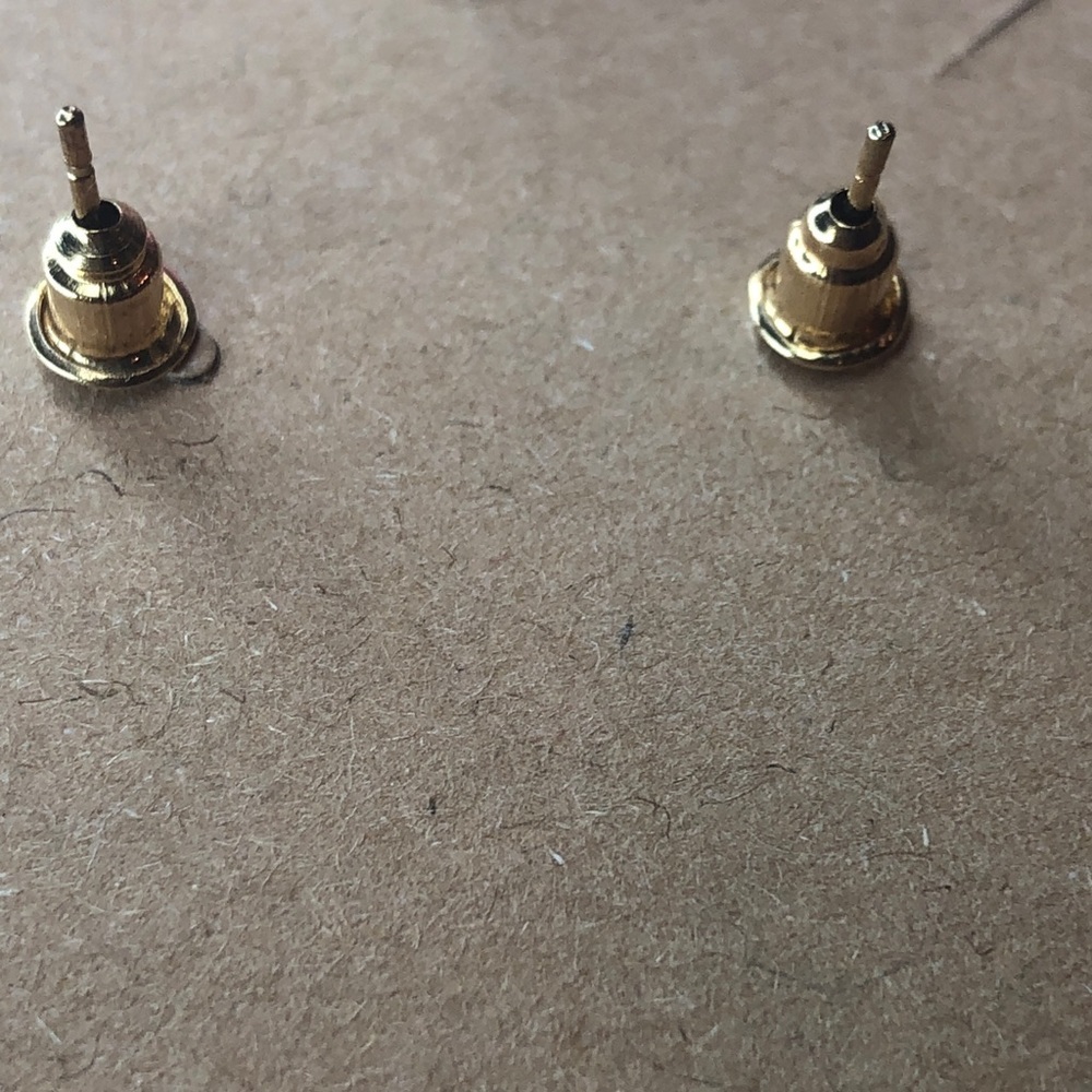 Gold tone  Green and Pink Sparkly Dangling Spider Earrings New - Picture 3 of 8